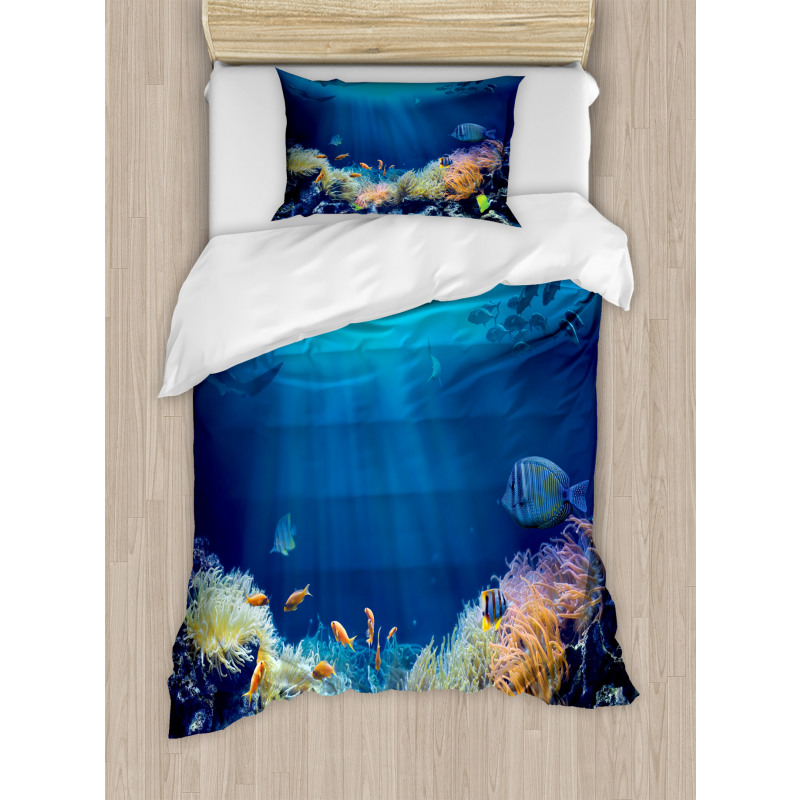 Various Fish Nautical Duvet Cover Set