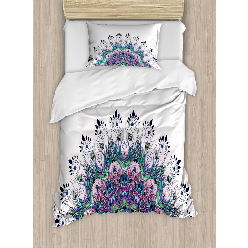 Exotic Wild Peacock Duvet Cover Set