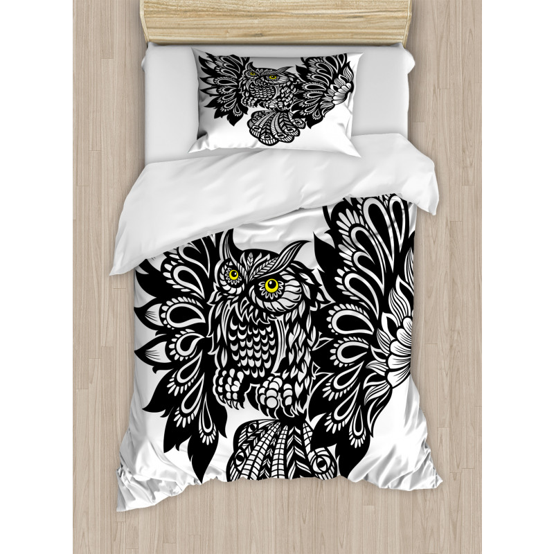 Ornamental Bird Duvet Cover Set