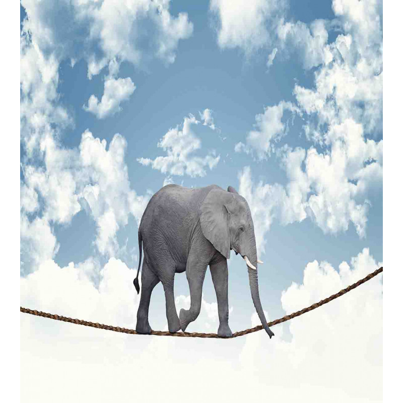 Classic Elephant Balance Duvet Cover Set