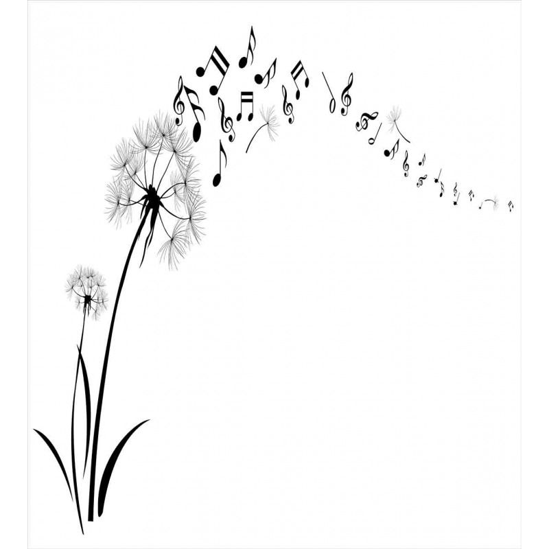 Meadow Dandelions Floral Duvet Cover Set