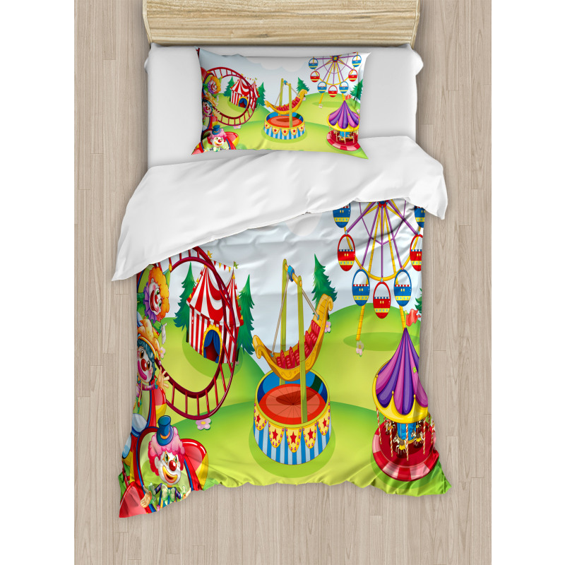 Circus and Theme Park Duvet Cover Set