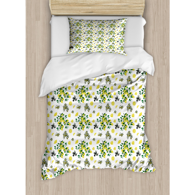 Olives and Lemons Growing Duvet Cover Set