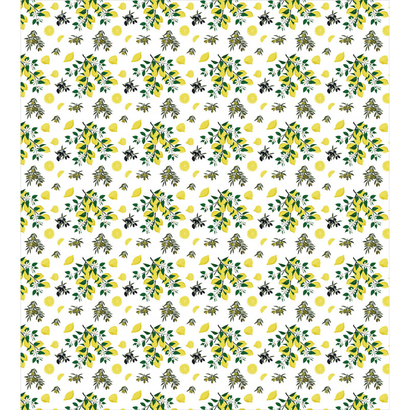 Olives and Lemons Growing Duvet Cover Set