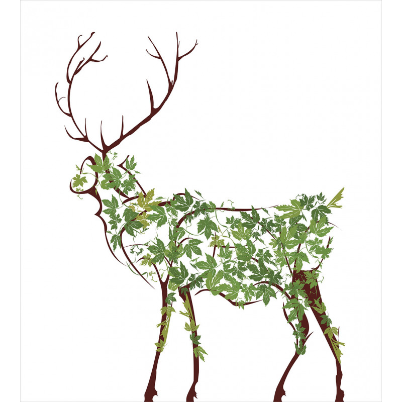 Garden Deer Celebration Duvet Cover Set