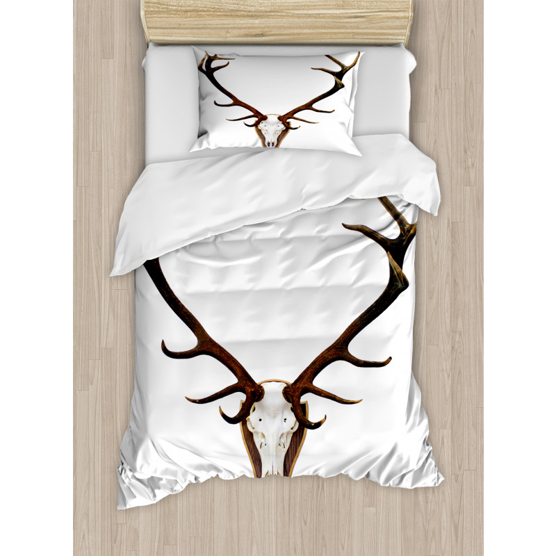 Deer Stag Bones Mounted Duvet Cover Set