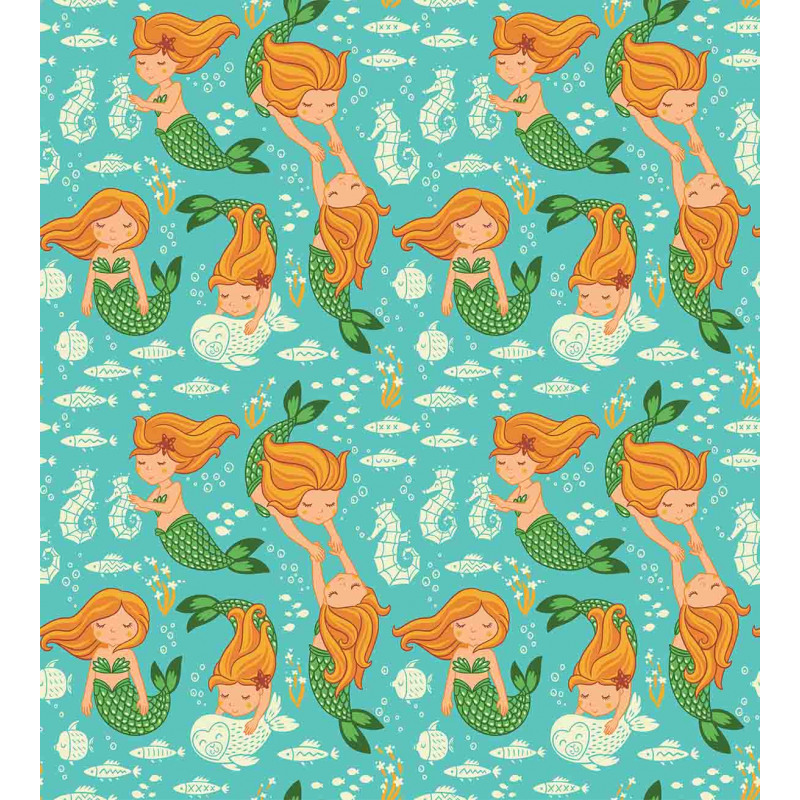 Cartoon Character Sea Duvet Cover Set