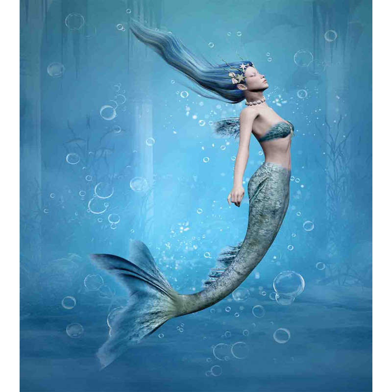 Mermaid Myth Creature Duvet Cover Set