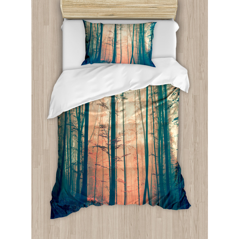 Autumn Forest Woodland Duvet Cover Set