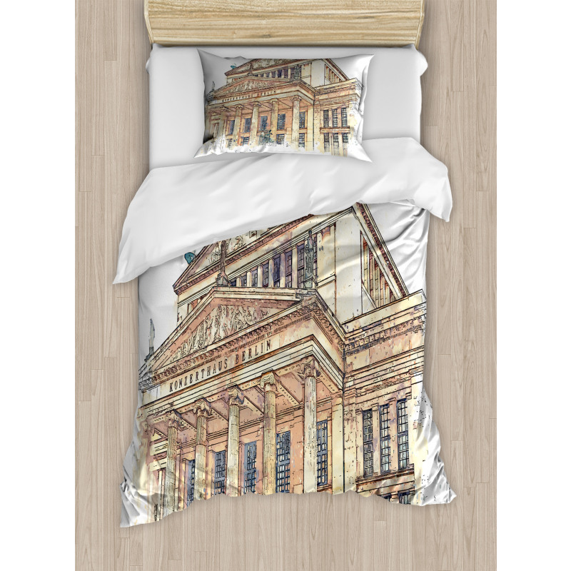 Germany Iconic Building Paint Duvet Cover Set