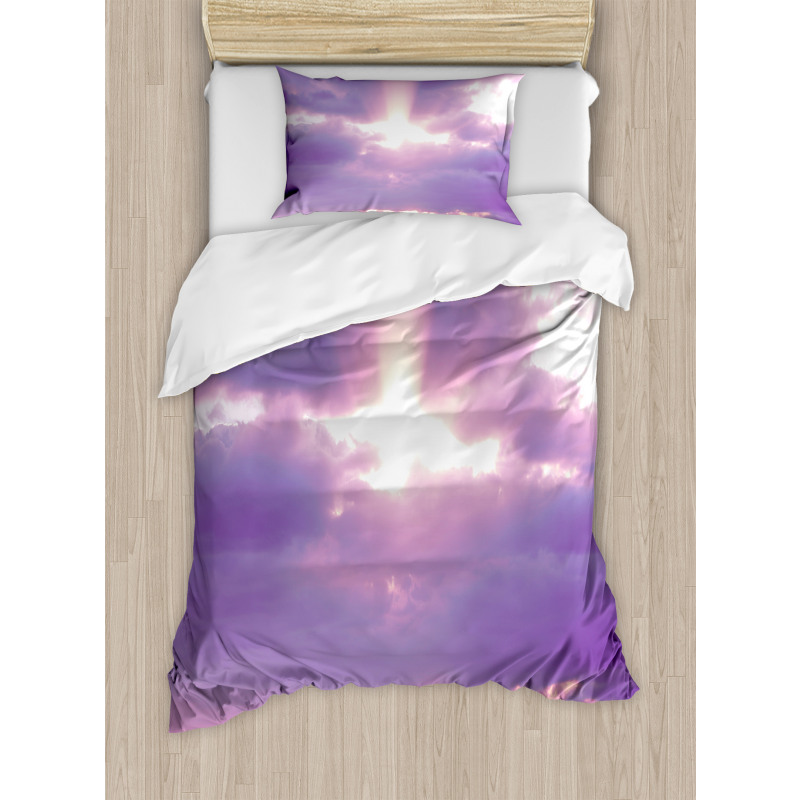 Romantic Cloudy Sky Duvet Cover Set