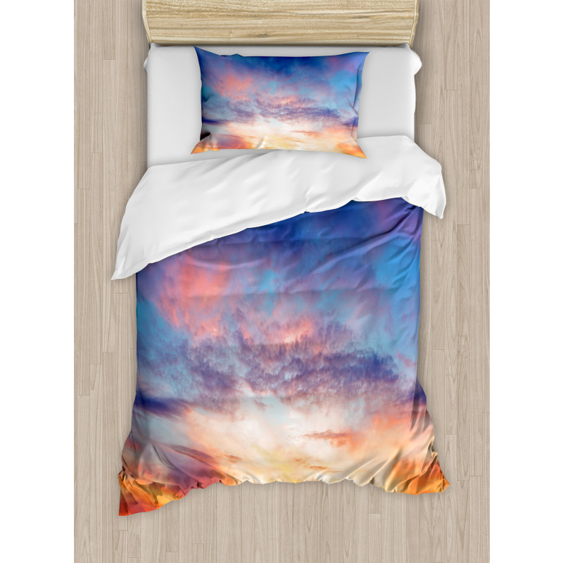 Sunset Cloudscape Sky Duvet Cover Set