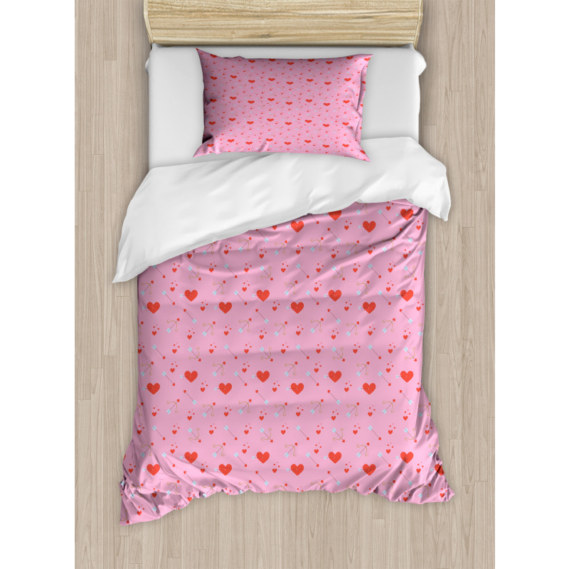 Hearts and Cupid Duvet Cover Set