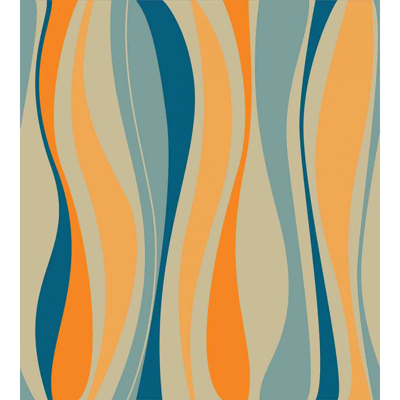 Retro Vibrant Stripes Duvet Cover Set