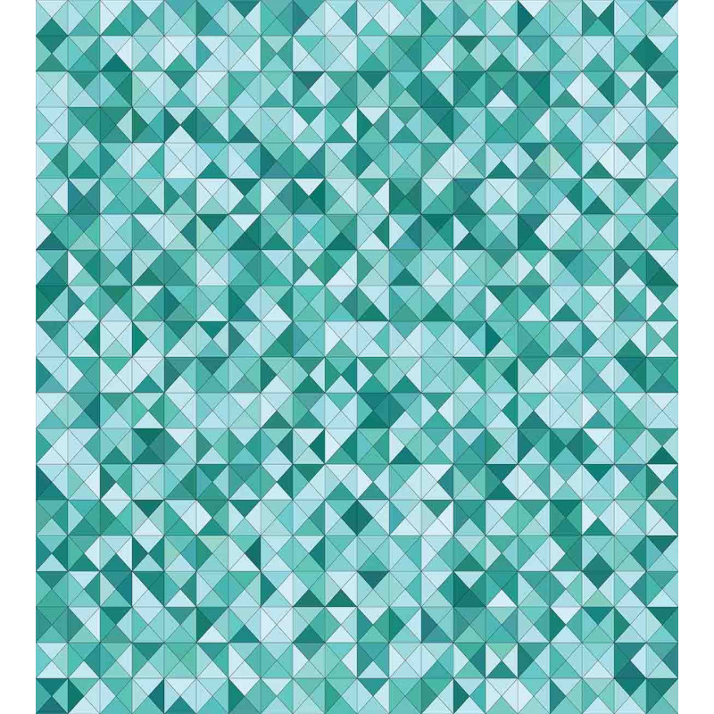Triangle Mosaic Shape Duvet Cover Set