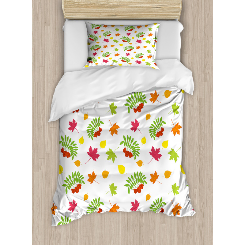 Colorful Simplistic Fall Duvet Cover Set