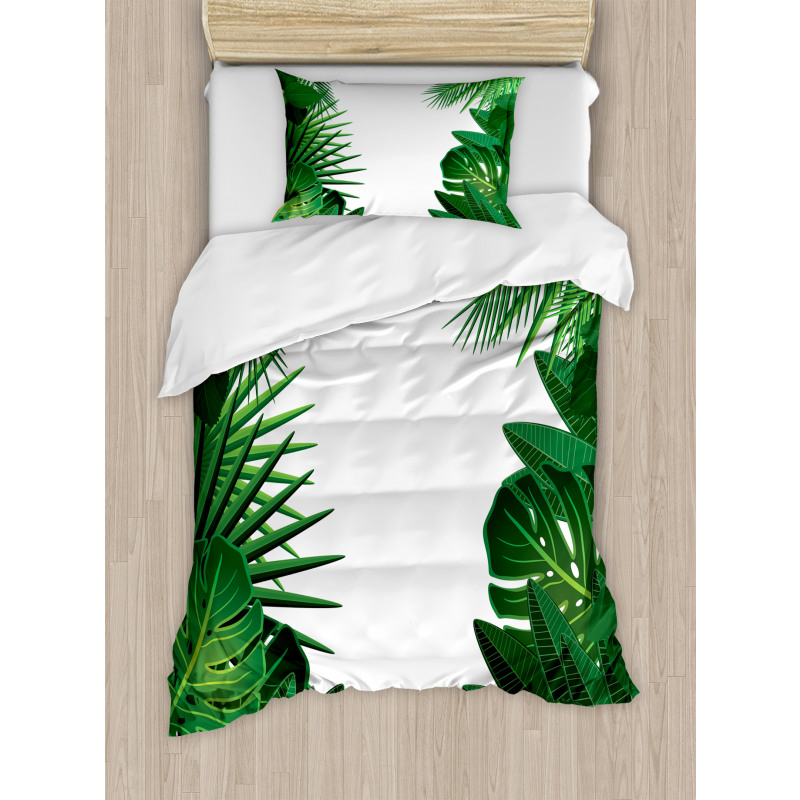 Tropical Exotic Palms Duvet Cover Set