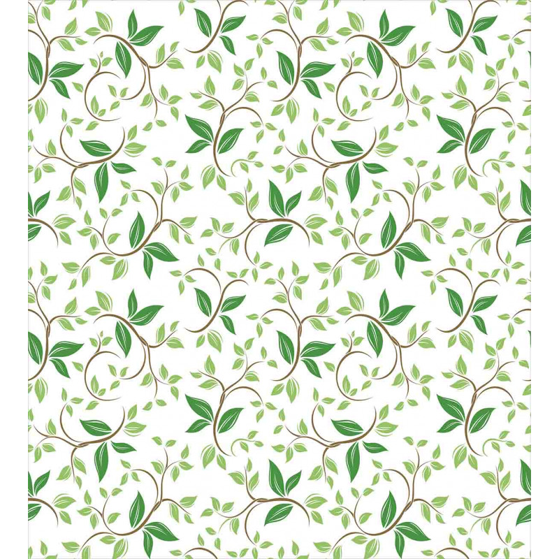 Ivy Green Leaves Duvet Cover Set
