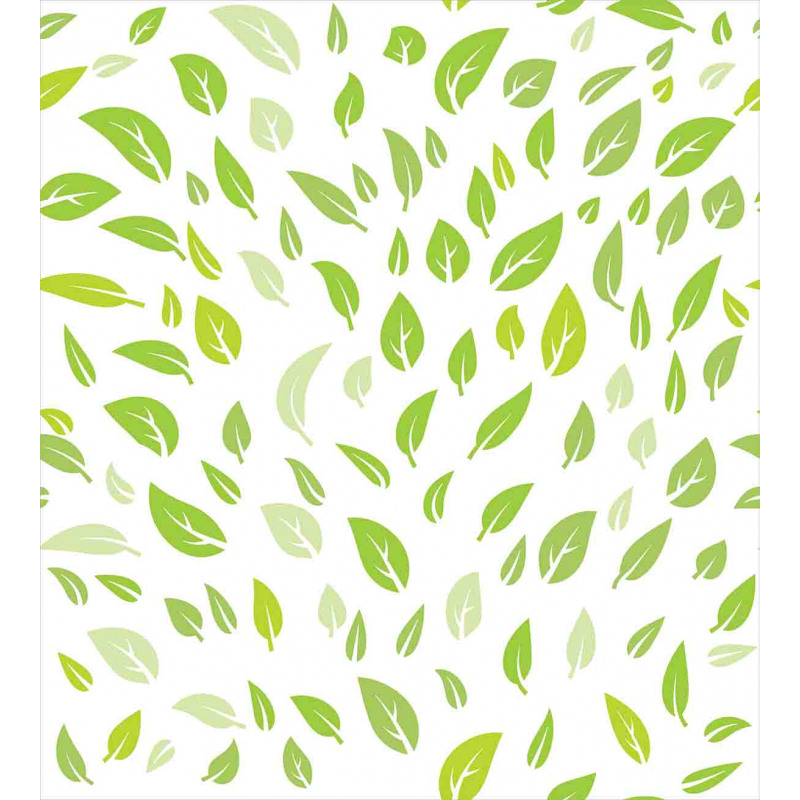 Summer Spring Garden Leaf Duvet Cover Set
