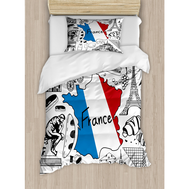 French Culture Duvet Cover Set