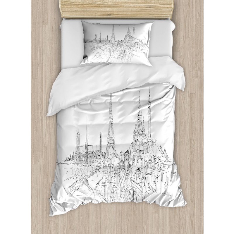 Cityscape Art Duvet Cover Set