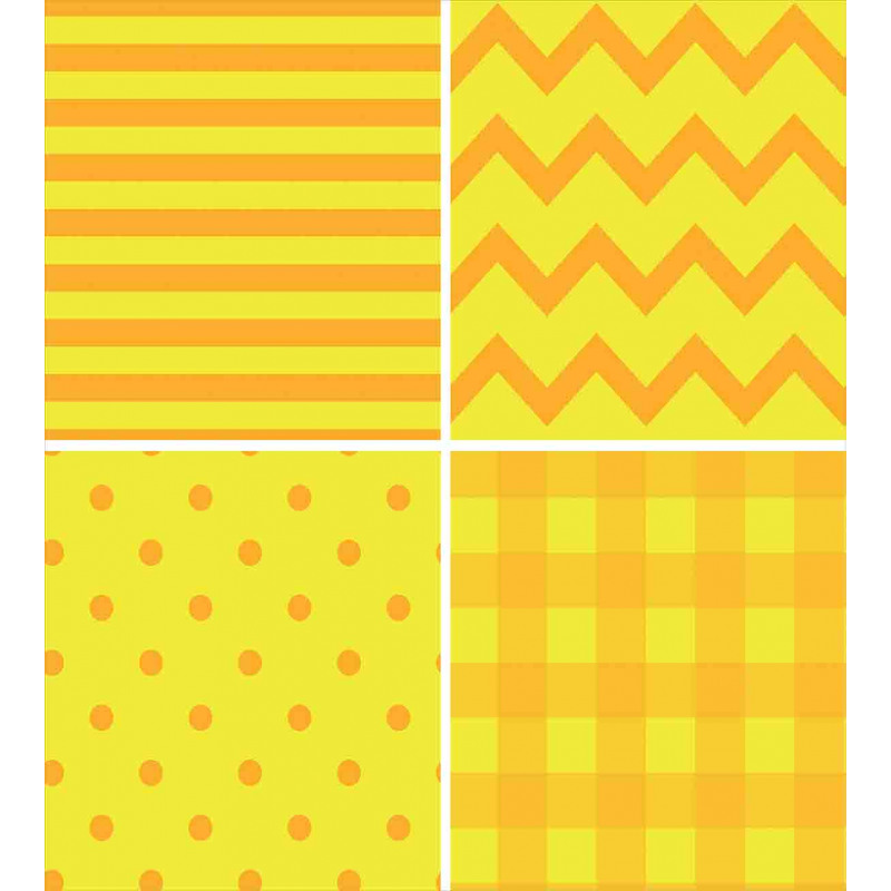 Retro Patterns Zigzag Duvet Cover Set