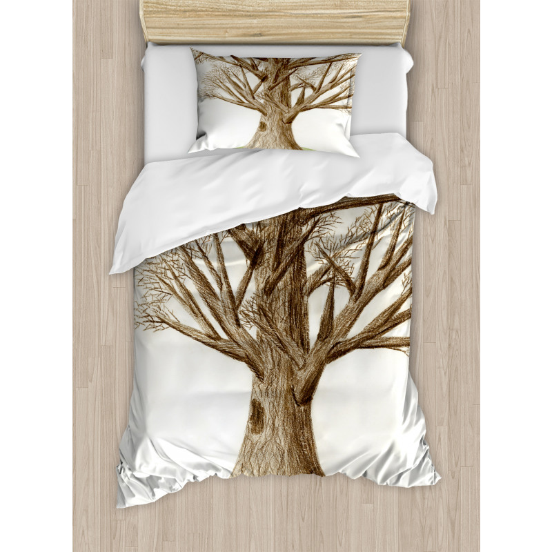 Sketch Nature Duvet Cover Set