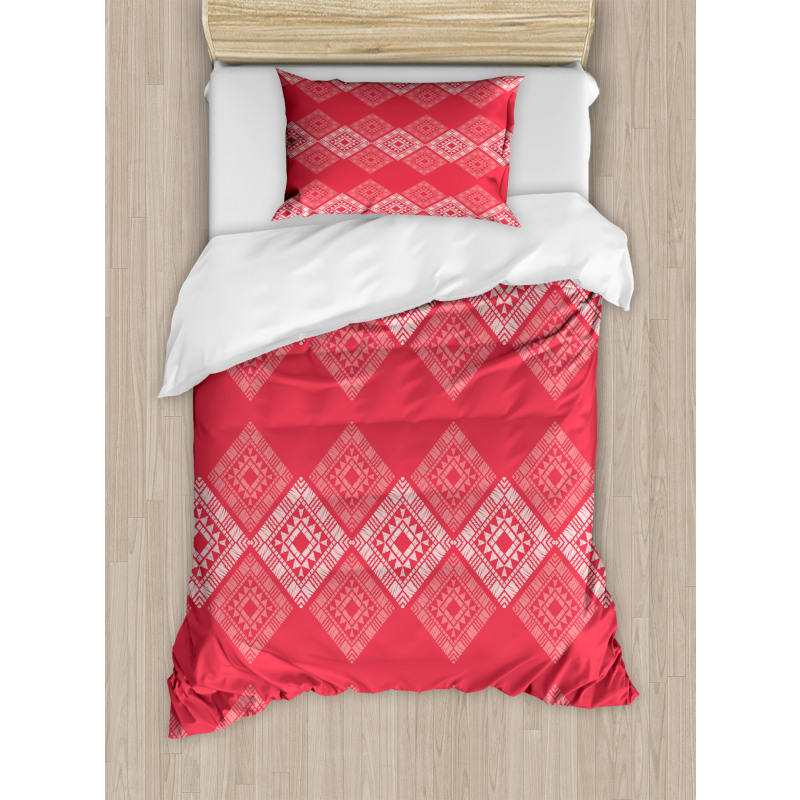 Square and Triangle Forms Duvet Cover Set