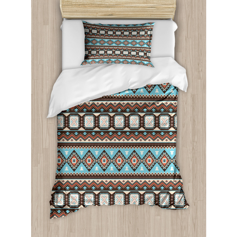 Scandinavian Vintage Motifs Duvet Cover Set