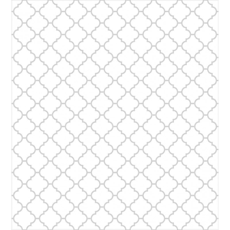 Monochrome Damask Pattern Duvet Cover Set