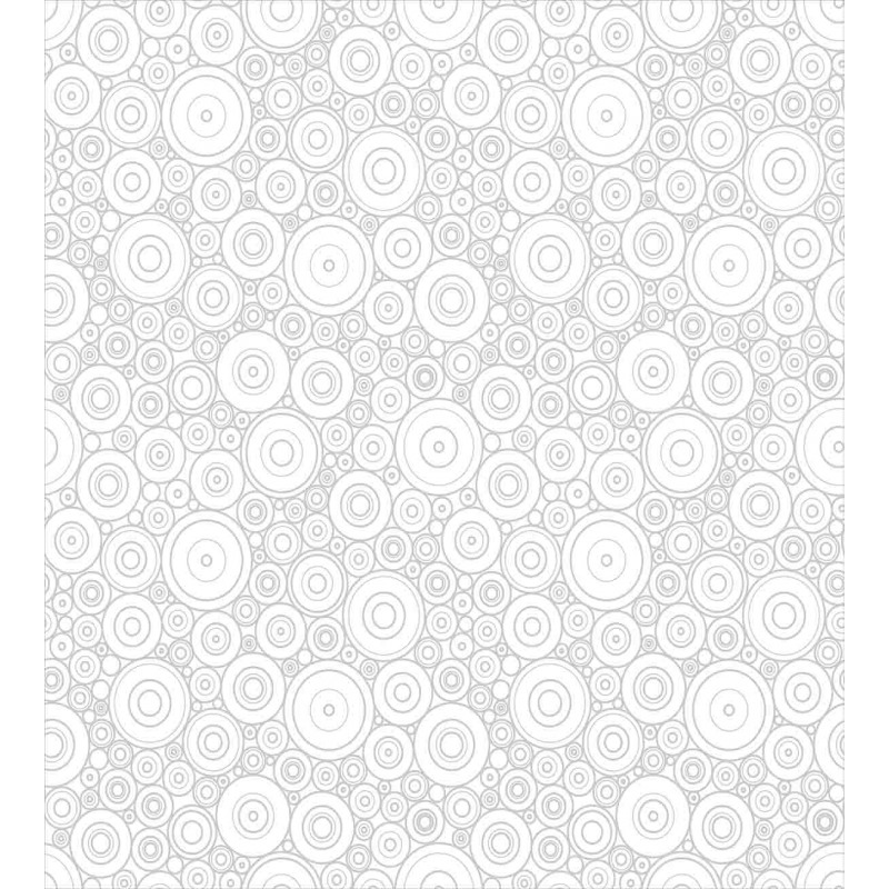 Geometric Circles Retro Duvet Cover Set