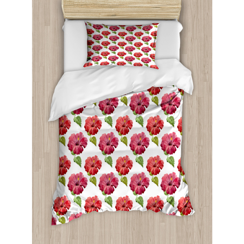 Flowers from Tropical Places Duvet Cover Set