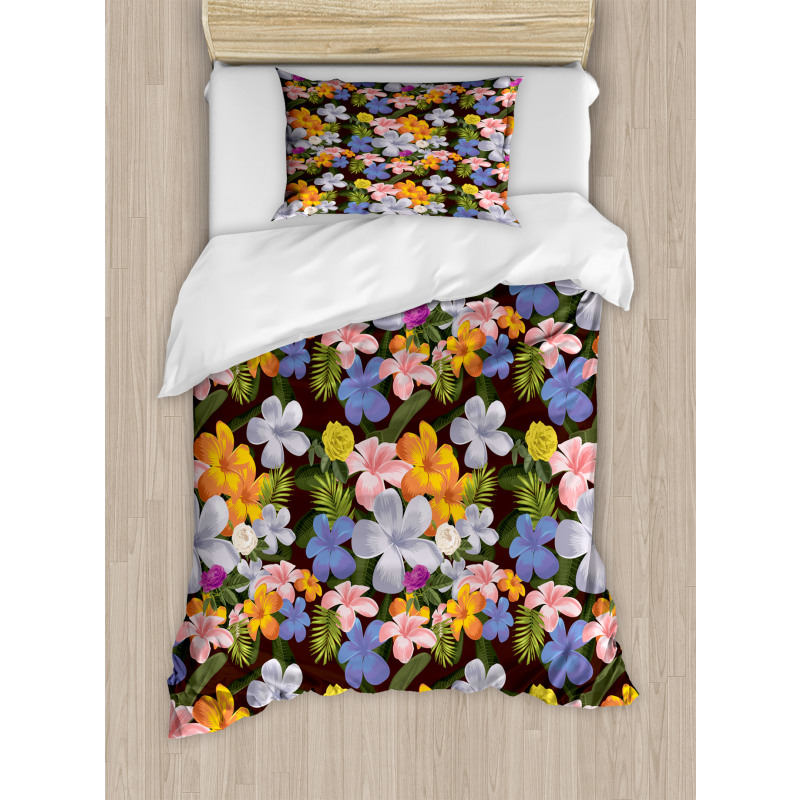 Colorful Various Flowers Duvet Cover Set