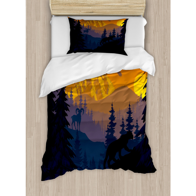 Wild Nature Landscape Art Duvet Cover Set