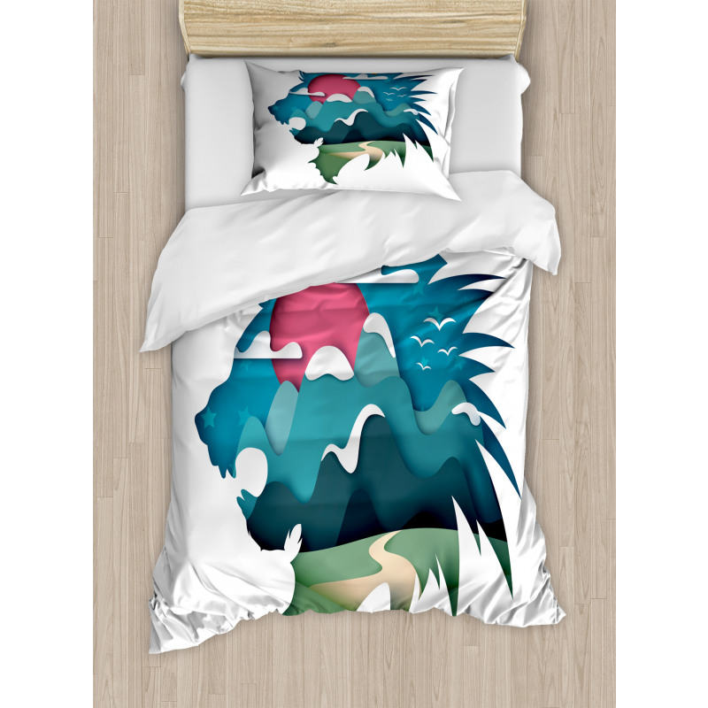 Creative Landscape Animal Duvet Cover Set