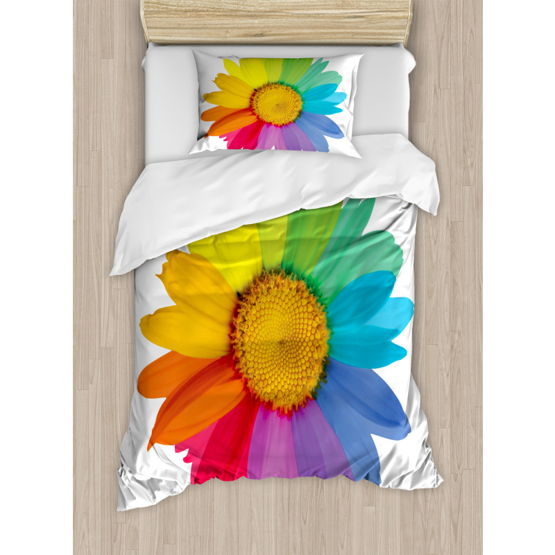 Hippie Daisy Spring Duvet Cover Set