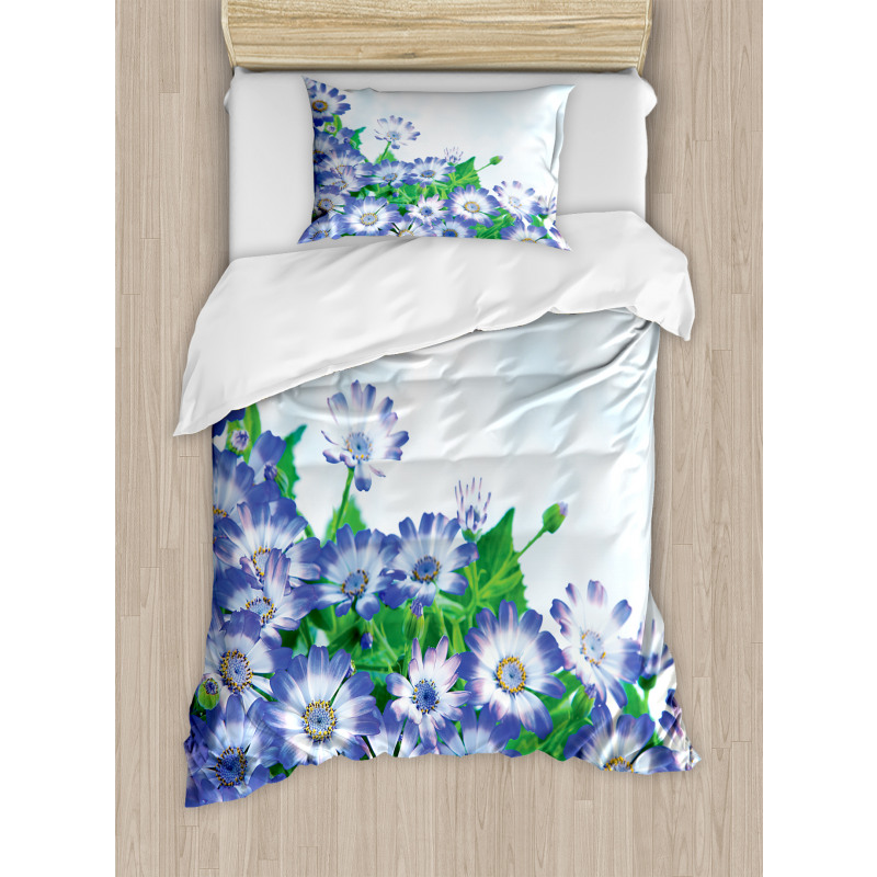 Wildflowers in Grass Duvet Cover Set