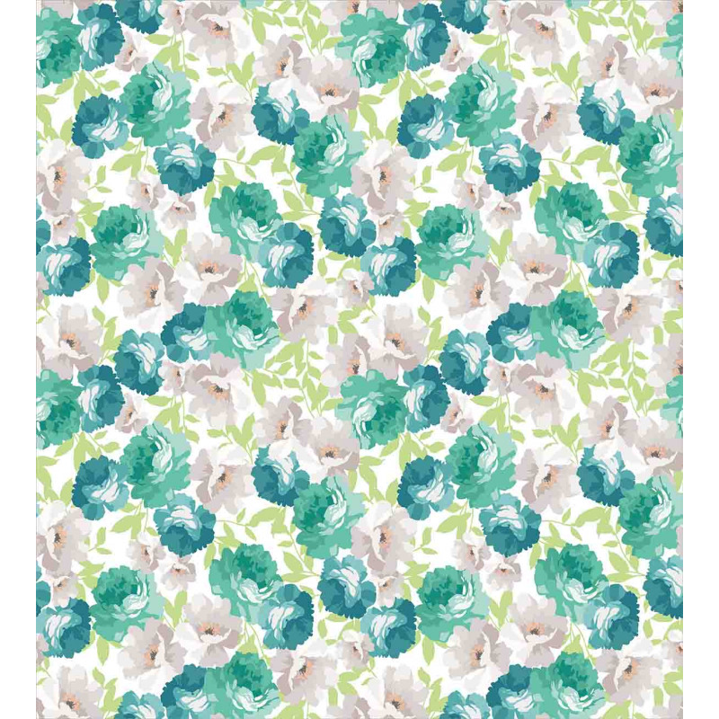 Flora Pattern with Rose Duvet Cover Set