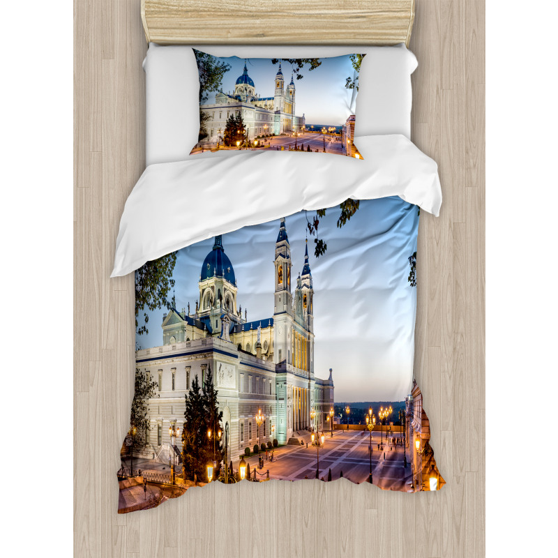 Royal Palace in Madrid Duvet Cover Set