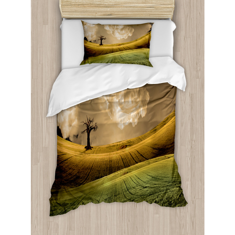 Landscape Sky Tree Duvet Cover Set