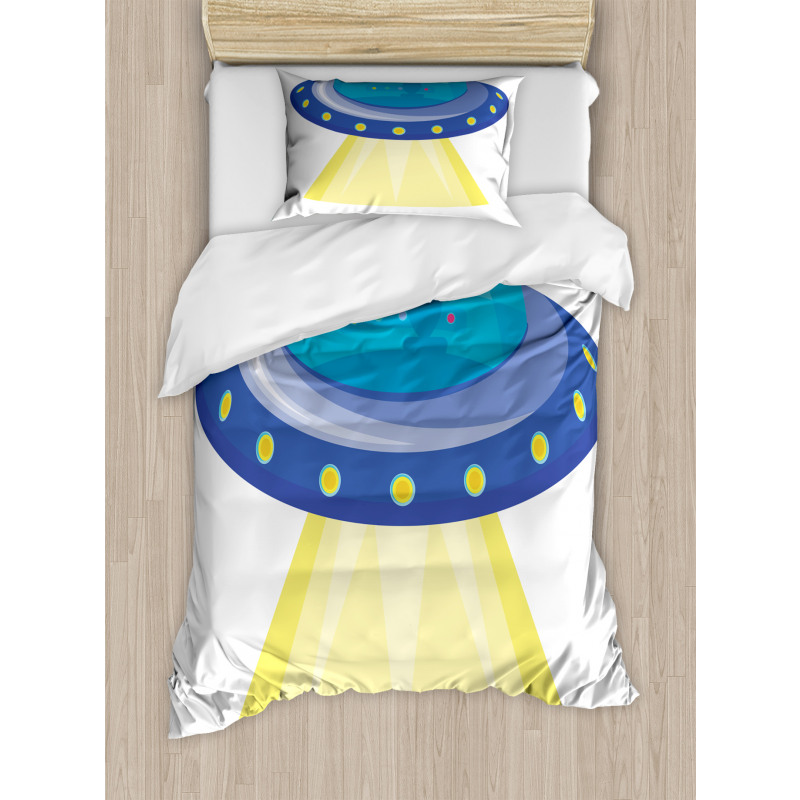 UFO Unknown Flying Object Duvet Cover Set