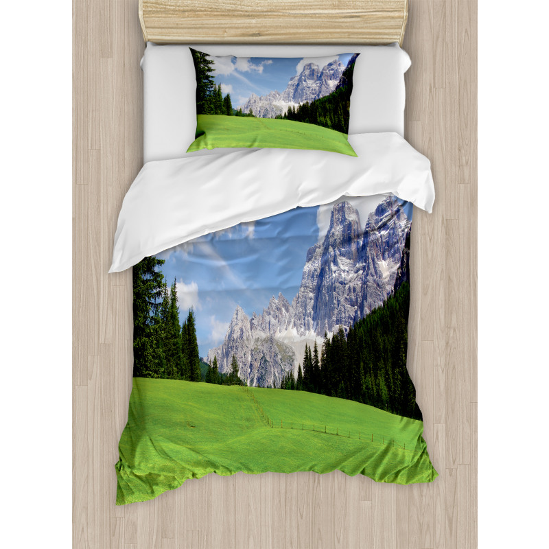 Rural Country Mountain Duvet Cover Set