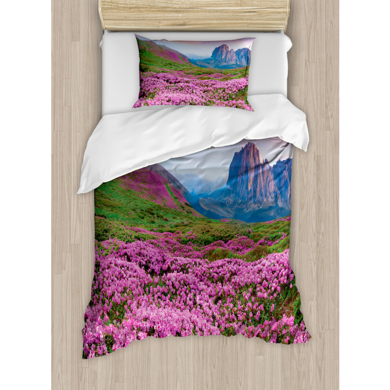 Mountain Village Fall Duvet Cover Set