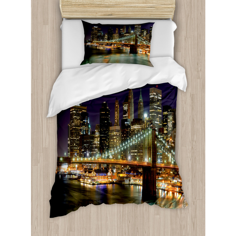 Nighttime Picturesque Duvet Cover Set