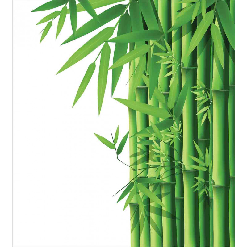 Modern Bamboos Stems Duvet Cover Set