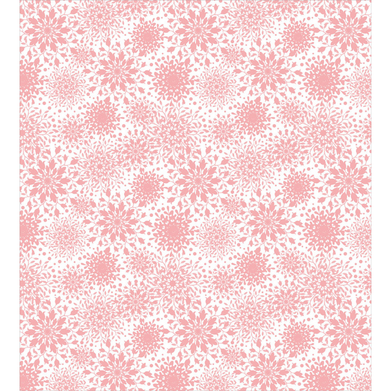 Monochrome Simplistic Floral Duvet Cover Set