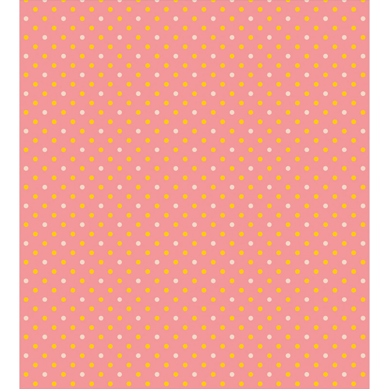 Bicolour Polka Dot Graphic Duvet Cover Set