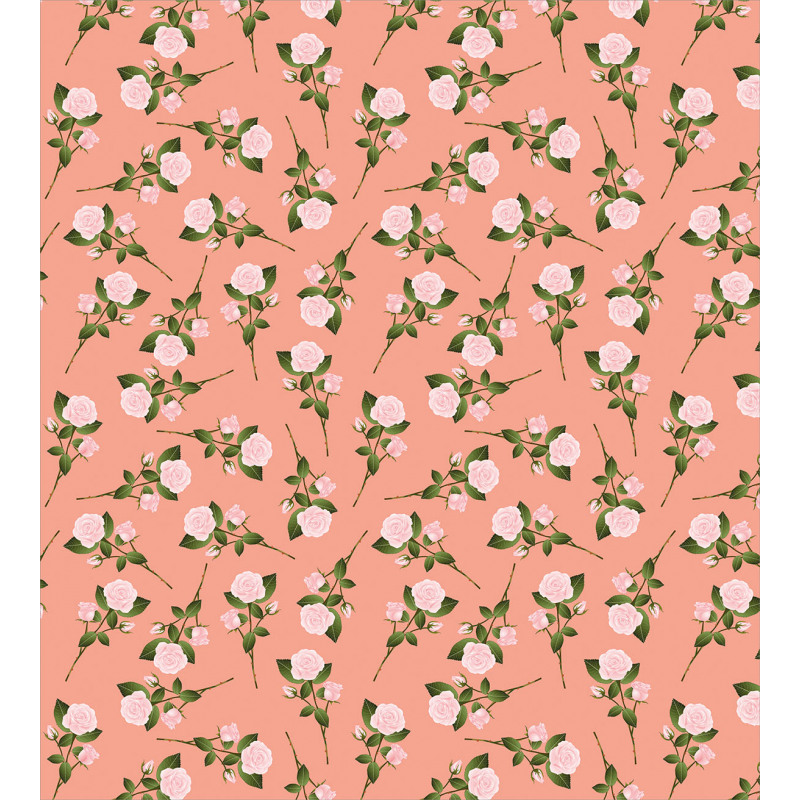 Rose Bouquet Flowers Graphic Duvet Cover Set