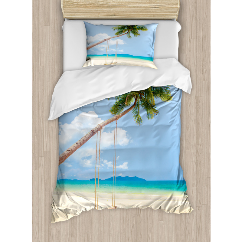 Coconut Palms Island Duvet Cover Set