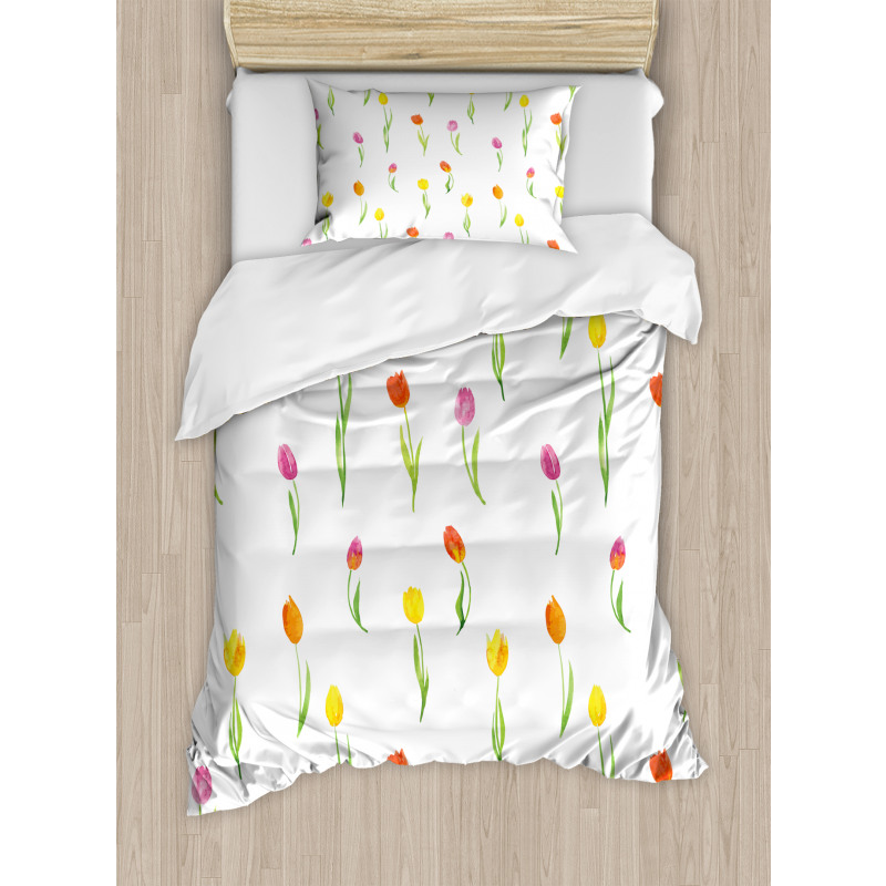 Country Tulips Duvet Cover Set